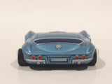 Phat Boyz Corvette Blue Flat Thin Lower Rider Die Cast Toy Car Vehicle