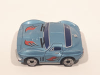 Phat Boyz Corvette Blue Flat Thin Lower Rider Die Cast Toy Car Vehicle