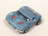 Phat Boyz Corvette Blue Flat Thin Lower Rider Die Cast Toy Car Vehicle