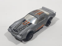 Vintage 1978 Hot Wheels Scorchers Camaro Z-28 Silver Pull Back Friction Motorized Die Cast Toy Car Vehicle