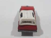 Vintage 1982 Hot Wheels Hi Rakers Dodge D-50 Pickup Truck Red with White Canopy Die Cast Toy Car Vehicle