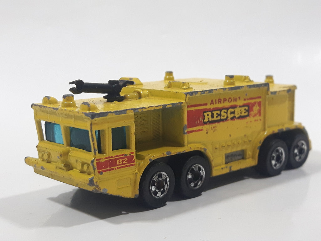 1981 Hot Wheels Workhorses Airport Rescue Yellow Fire Truck Die Cast T ...