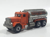 1981 Hot Wheels Peterbilt Tanker Truck California Construction Company Die Cast Toy Car Vehicle