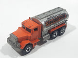 1981 Hot Wheels Peterbilt Tanker Truck California Construction Company Die Cast Toy Car Vehicle