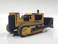 Vintage Tonka Tiny Dozer Bull Dozer Yellow Pressed Steel Toy Car Vehicle