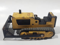 Vintage Tonka Tiny Dozer Bull Dozer Yellow Pressed Steel Toy Car Vehicle