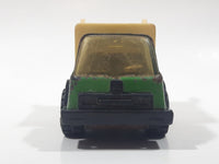 Vintage 1970s Tonka Garbage Truck Green and White Pressed Steel Toy Car Vehicle