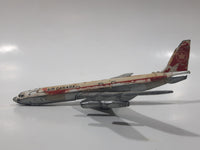Vintage Lintoy Air Canada Passenger Jet Airplane Die Cast Toy Aircraft Made in Hong Kong