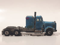 Yatming Kenworth Semi Tractor Truck Blue Die Cast Toy Car Vehicle