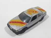 Rare Yatming No. 819 1988 Pontiac Grand Prix Silver Die Cast Toy Car Vehicle