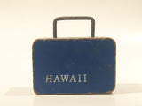 Vintage Hawaii London Toy Wood Block Suitcase Luggage Bag with Metal Handle