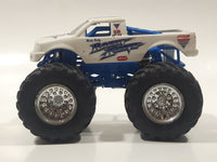 2012 Hot Wheels Monster Jam Ricky Bobby Razin Kane Monster Truck White 1/64 Scale Die Cast Toy Car Vehicle