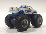 2012 Hot Wheels Monster Jam Ricky Bobby Razin Kane Monster Truck White 1/64 Scale Die Cast Toy Car Vehicle