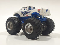 2012 Hot Wheels Monster Jam Ricky Bobby Razin Kane Monster Truck White 1/64 Scale Die Cast Toy Car Vehicle