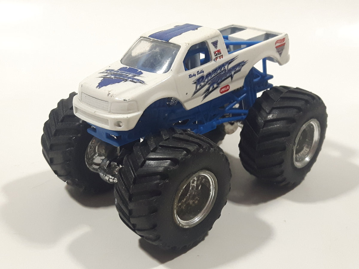 2012 Hot Wheels Monster Jam Ricky Bobby Razin Kane Monster Truck White ...