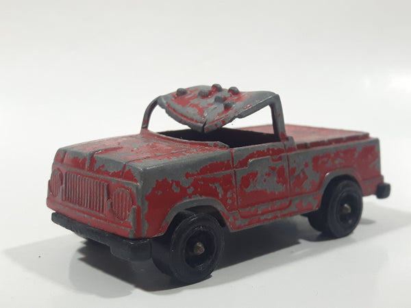 Vintage Tootsie Toy Pick-Up Truck Red Die Cast Toy Car Vehicle