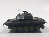 Vintage W.T. 311 T-55 Tank 532 Dark Olive Green Die Cast Toy Car Vehicle