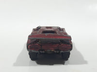 Vintage PlayArt Lamborghini Countach LP500S Painted Red Die Cast Toy Car Vehicle with Opening Doors