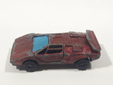 Vintage PlayArt Lamborghini Countach LP500S Painted Red Die Cast Toy Car Vehicle with Opening Doors