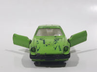 Vintage Nissan Fairlady 280Z-T Lime Green Die Cast Toy Car Vehicle with Opening Doors - Hong Kong