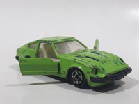 Vintage Nissan Fairlady 280Z-T Lime Green Die Cast Toy Car Vehicle with Opening Doors - Hong Kong