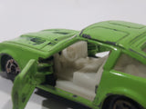 Vintage Nissan Fairlady 280Z-T Lime Green Die Cast Toy Car Vehicle with Opening Doors - Hong Kong