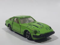 Vintage Nissan Fairlady 280Z-T Lime Green Die Cast Toy Car Vehicle with Opening Doors - Hong Kong