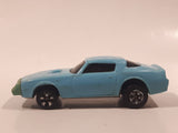 Vintage 1980 Kidco Key Cars Firebird Light Blue Plastic Body Die Cast Toy Car Vehicle