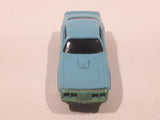 Vintage 1980 Kidco Key Cars Firebird Light Blue Plastic Body Die Cast Toy Car Vehicle