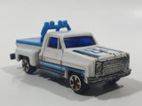 Vintage Unknown Brand Ford 4x4 Pickup Truck White Die Cast Toy Car Vehicle