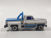 Vintage Unknown Brand Ford 4x4 Pickup Truck White Die Cast Toy Car Vehicle