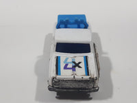 Vintage Unknown Brand Ford 4x4 Pickup Truck White Die Cast Toy Car Vehicle