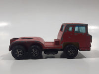 Vintage Bernard Semi Truck Red Die Cast Toy Car Vehicle