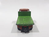 Vintage Playart Flatbed Girder Truck Orange and Green Toy Car Vehicle