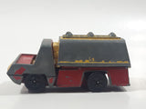 Vintage PlayArt Semi Tanker Truck Shell Oil Red and Yellow Die Cast Toy Car Vehicle Made in Hong Kong