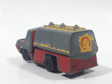 Vintage PlayArt Semi Tanker Truck Shell Oil Red and Yellow Die Cast Toy Car Vehicle Made in Hong Kong