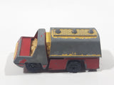 Vintage PlayArt Semi Tanker Truck Shell Oil Red and Yellow Die Cast Toy Car Vehicle Made in Hong Kong