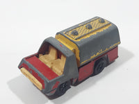 Vintage PlayArt Semi Tanker Truck Shell Oil Red and Yellow Die Cast Toy Car Vehicle Made in Hong Kong