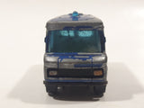 Vintage PlayArt Mercedes Benz Fourgon Van Bus County Police 326 Blue Die Cast Toy Car Vehicle