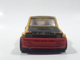 Vintage Corgi Renault 5 Turbo Yellow 4" Long Die Cast Toy Car Vehicle with Opening Doors and Hatch