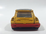 Vintage Corgi Renault 5 Turbo Yellow 4" Long Die Cast Toy Car Vehicle with Opening Doors and Hatch