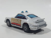 Vintage 1970s Corgi Juniors Porsche Carrera Police White Die Cast Toy Car Vehicle Made in Great Britain