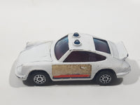 Vintage 1970s Corgi Juniors Porsche Carrera Police White Die Cast Toy Car Vehicle Made in Great Britain