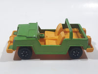 Vintage 1976 Corgi Cubs Jeep Green Die Cast Toy Car Vehicle