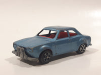 Vintage Corgi WhizzWheels Ford Escort Light Blue  Die Cast Toy Car Vehicle Made in Gt. Britain