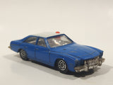 Vintage 1970s Corgi Juniors Buick Regal Police Cops Blue with White Roof Die Cast Toy Car Vehicle Made in Gt. Britain