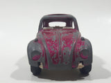 Vintage Tootsie Toy Volkswagen Beetle Pink Die Cast Toy Car Vehicle