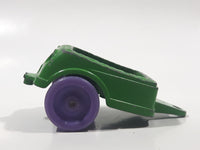 Vintage 1967 Tootsie Toy Trailer Green with Purple Wheels Die Cast Toy Car Vehicle Made In Canada