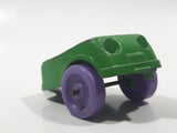 Vintage 1967 Tootsie Toy Trailer Green with Purple Wheels Die Cast Toy Car Vehicle Made In Canada