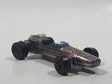 Vintage 1969 Hot Wheels Grand Prix Brabham Bapco F1 Spectraflame Copper Brown Die Cast Toy Car Vehicle Red Lines